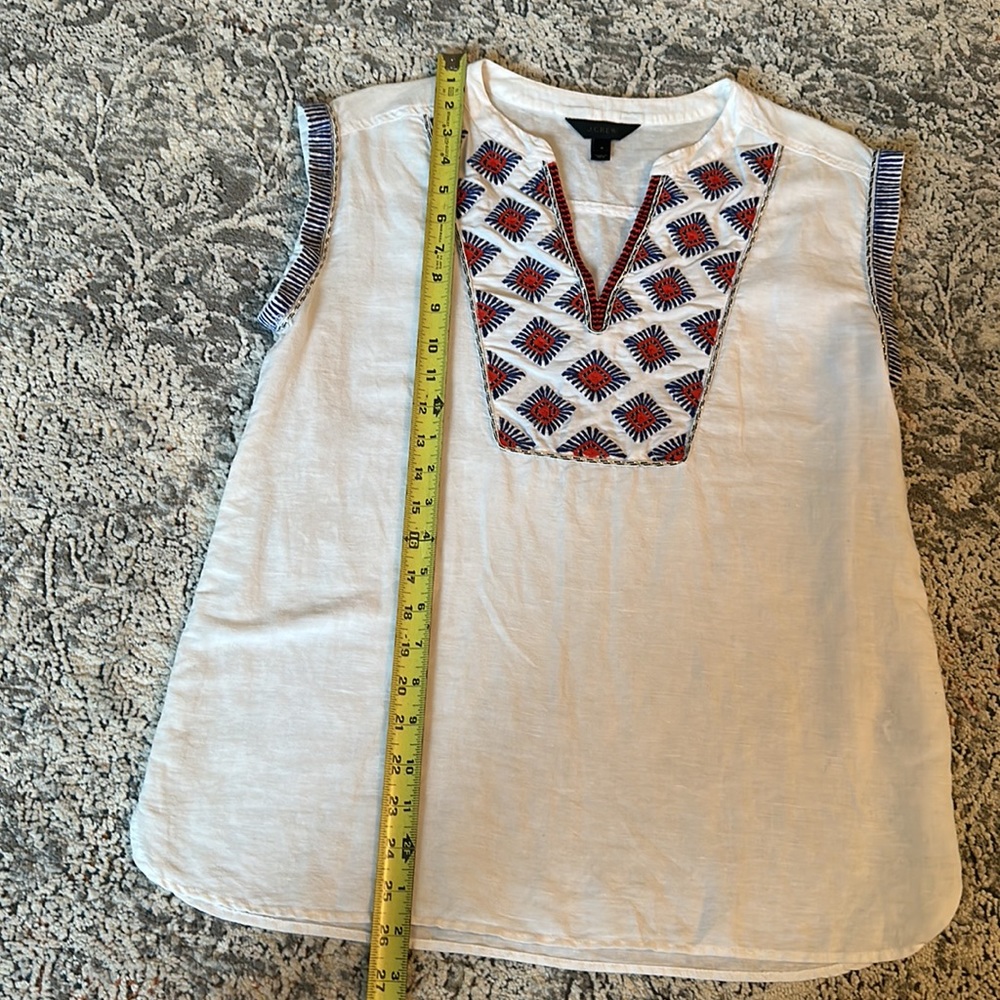 JCrew Linen Top - Picture 7 of 11